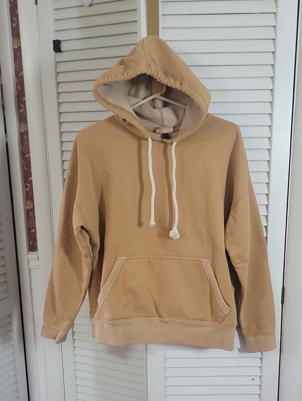 Universal Thread WomensTan Pullover Hoodie with Drawcord
